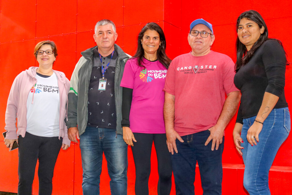 Imagem da equipe do Fussp: Cássia Tonin, Henrique Jorge Sobrinho, Andréa Almeida, Claudinei Gomes e Raquel Santiago