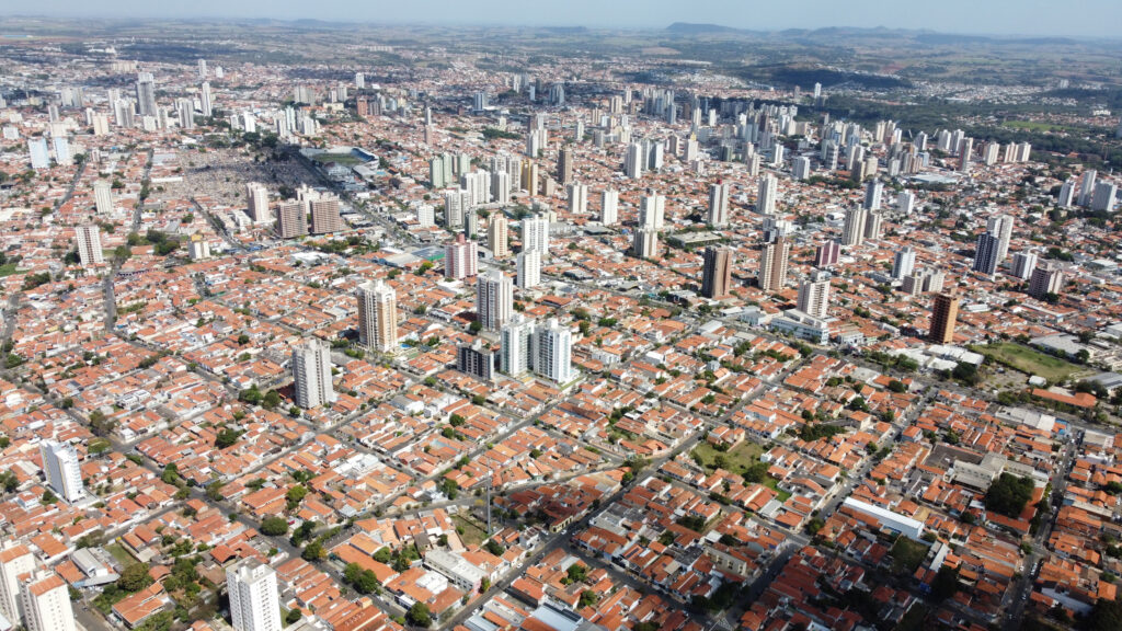 Imagem geral da cidade de Piracicaba