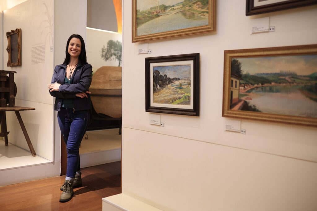 Para Ana, visitar o Museu Prudente de Moraes é uma oportunidade de se integrar à história de Piracicaba e do Brasil