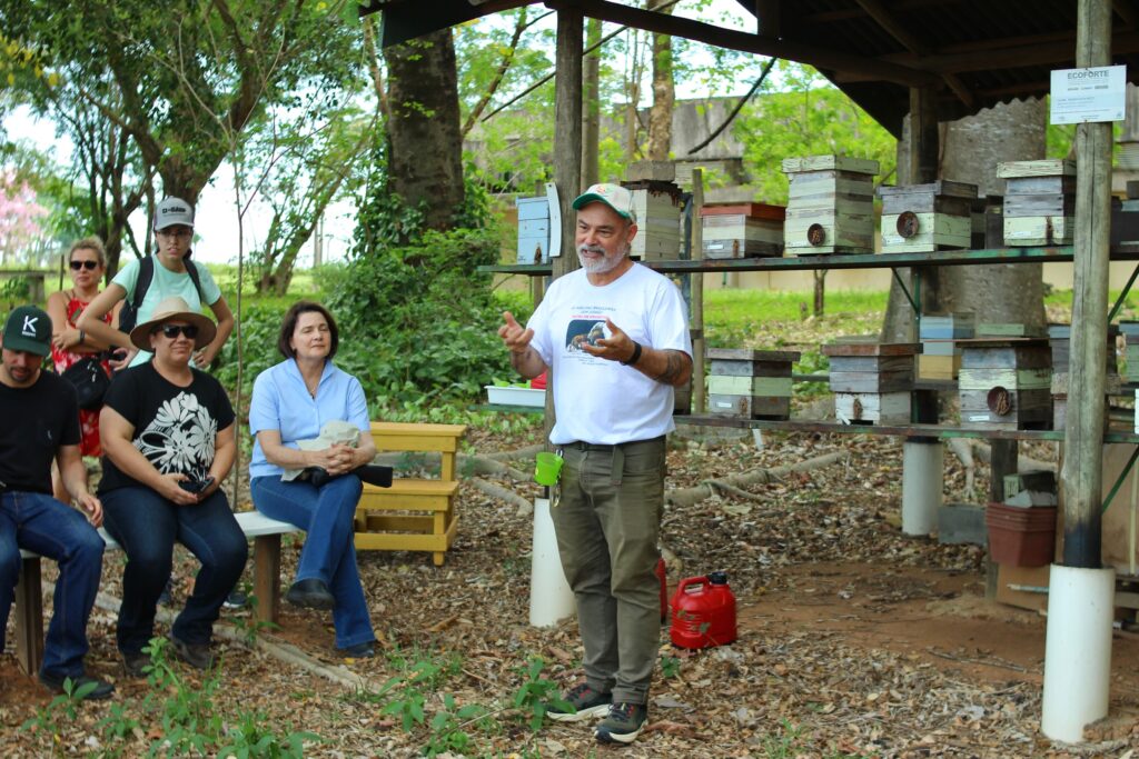 Pesquisador da Embrapa apresenta Sistema Agroflorestal dedicado à criação de abelhas sem ferrão