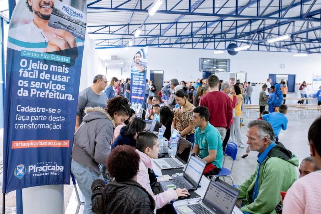 População poderá fazer seu cadastramento no cartão Pira Cidadão durante o evento deste sábado