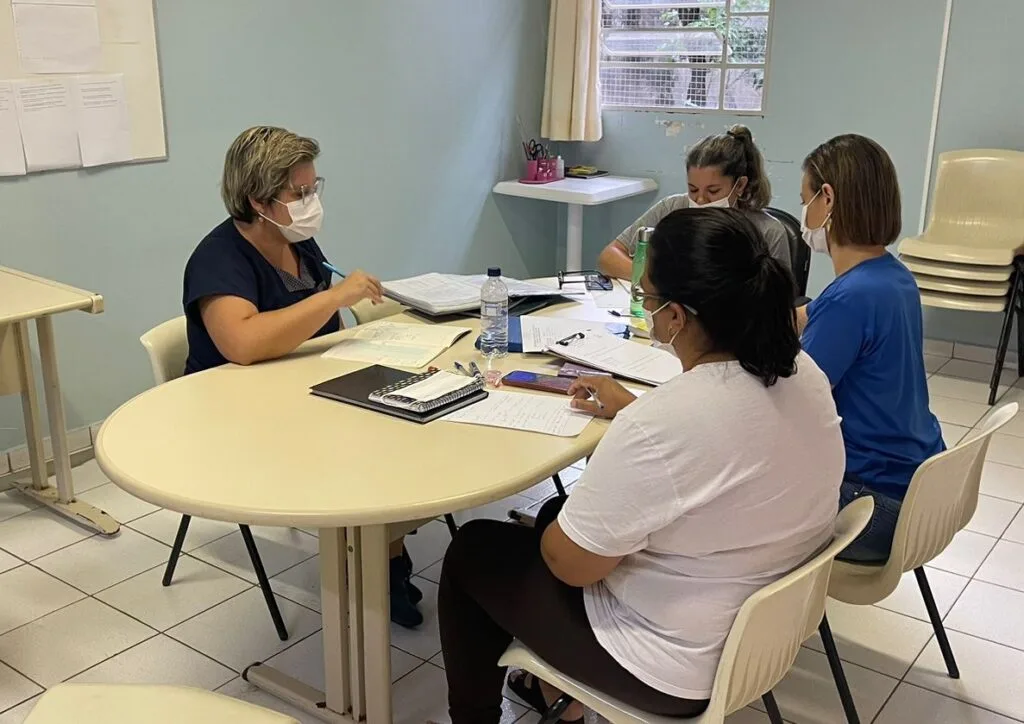 Agentes de Saúde tiveram acompanhamento de preceptores locais do curso