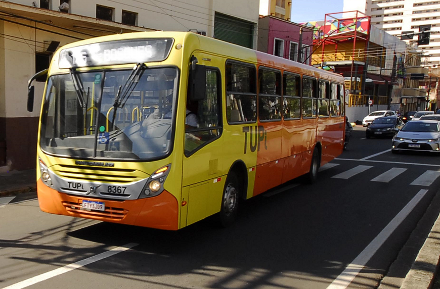 ônibus do transporte urbano de Piracicaba
