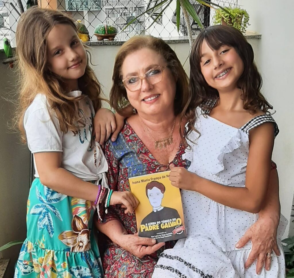 Obra é da escritora Ivana de Negri junto às netas Ana Laura e Ana Liz, que ilustraram o livro