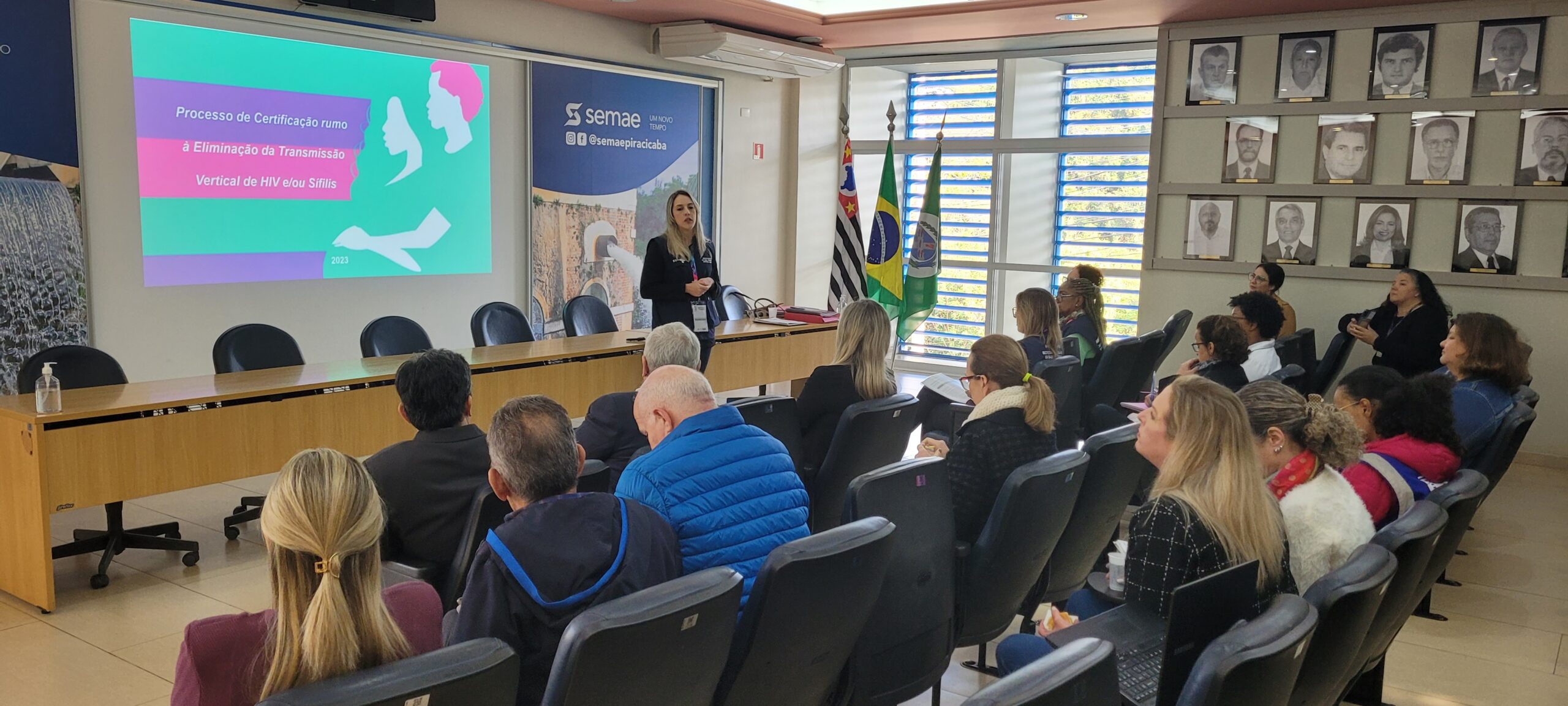 Representantes do Ministério da Saúde visitaram a cidade em agosto para avaliar o trabalho realizado pela SMS no combate a ISTs