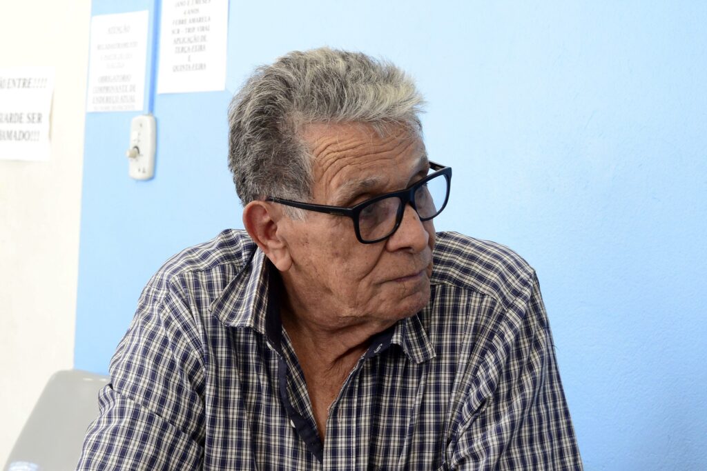 Jair de Camargo Bombardeli é usuário da UBS Santa Teresinha