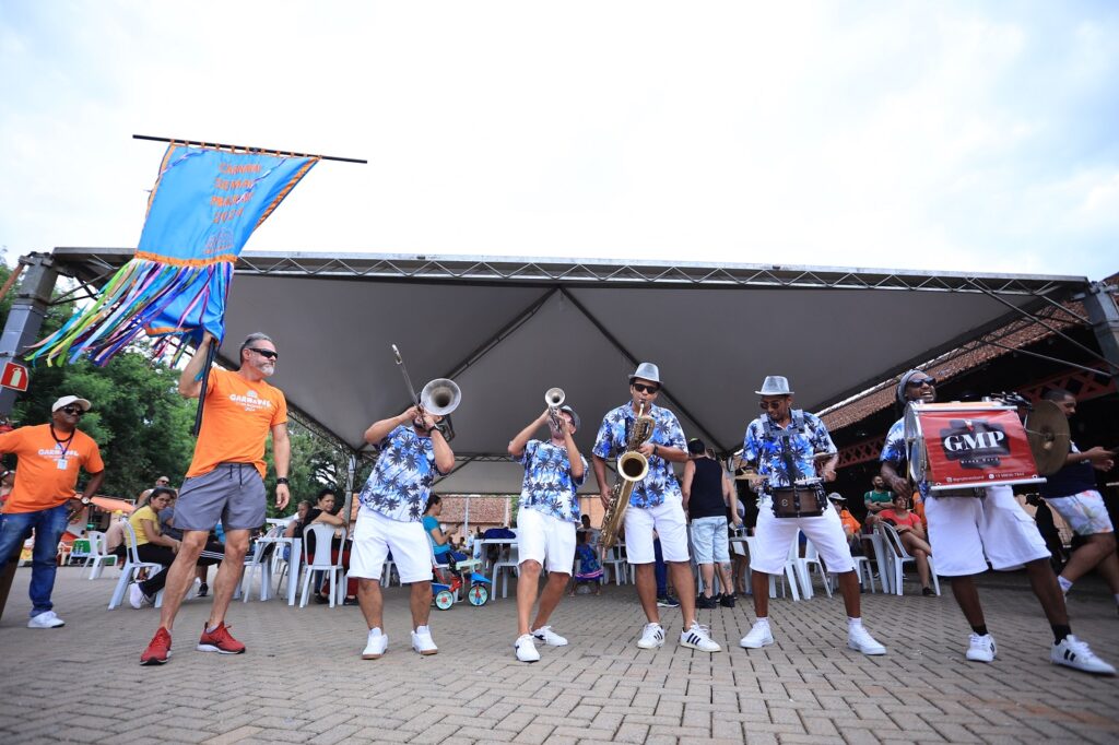 O evento também terá participação da GMP Brass Band, que participou do Grito de Carnaval