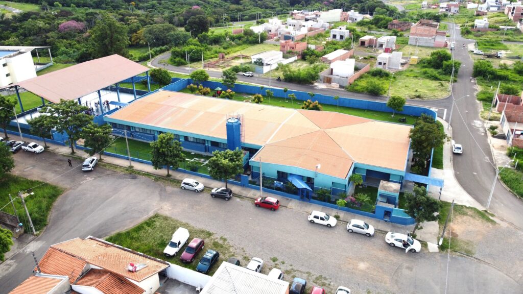 Vista aérea do bairro Santa Fé.