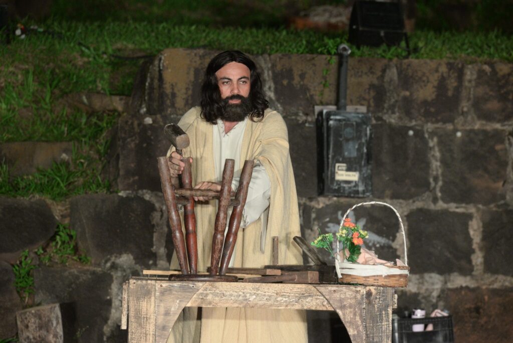 Charles Mariano vivenciou pela primeira vez o personagem de Jesus Cristo - Crédito Paulo Ricardo dos Santos