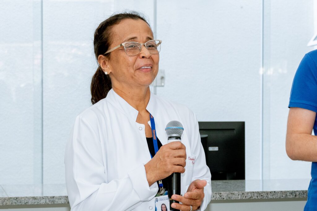 Claudia Aparecida Santana do Livramento é enfermeira responsável pela unidade do Parque Piracicaba