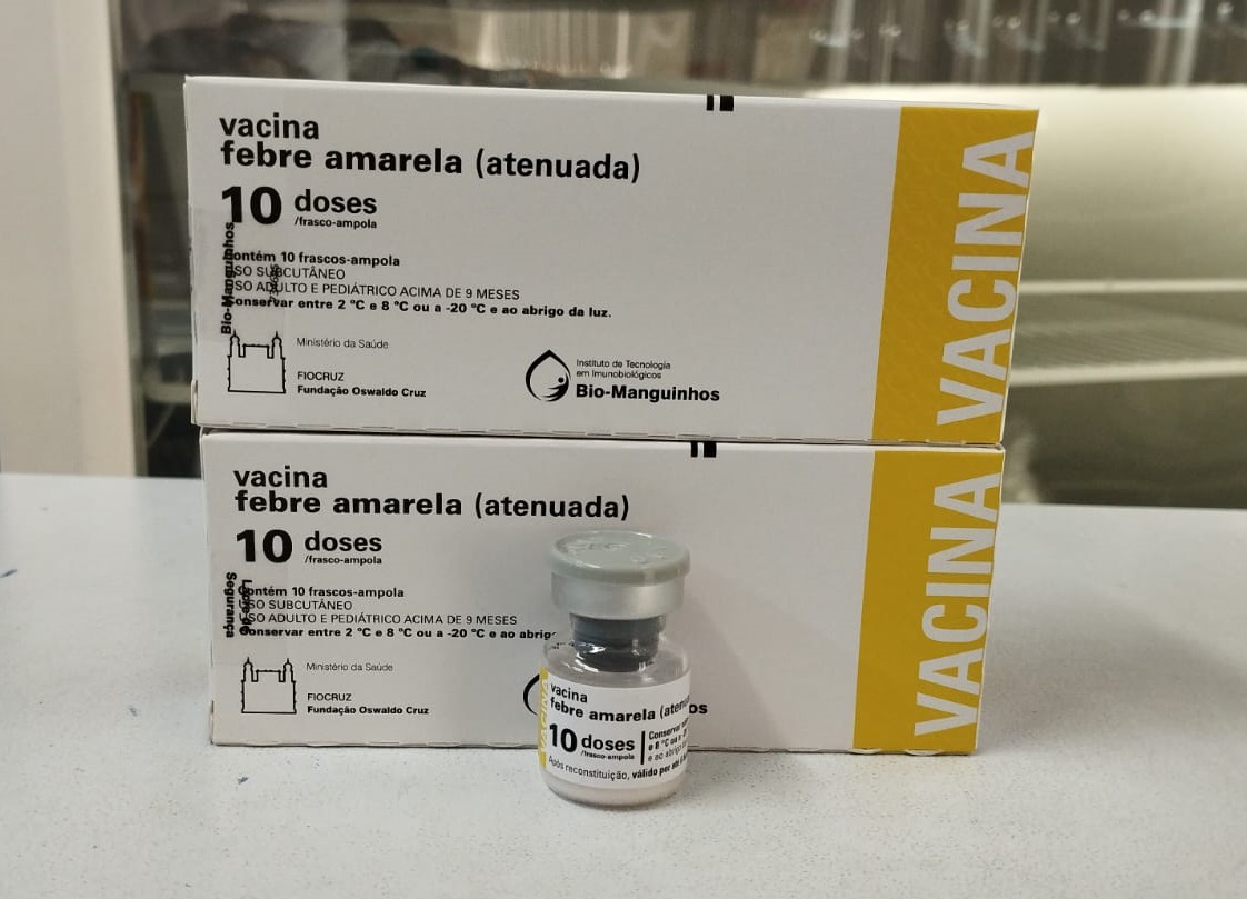 Vacina da Febre Amarela está disponível gratuitamente na rede municipal de saúde