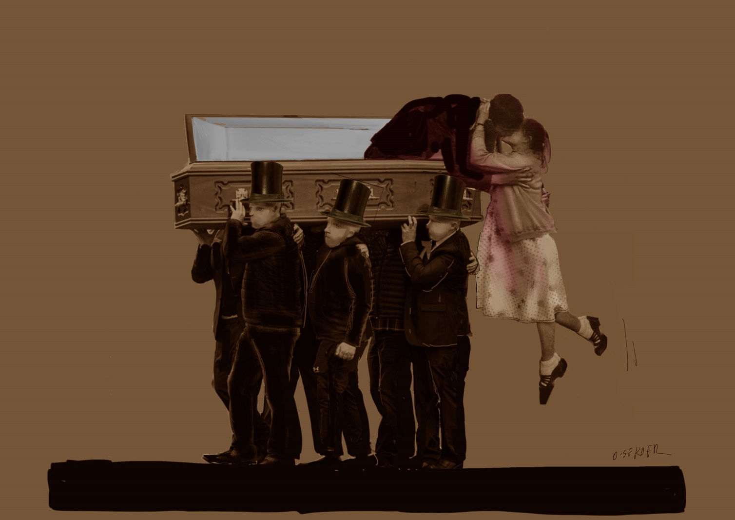 Luc Descheemaeker, da Bélgivca, com a obra temática Mulher.