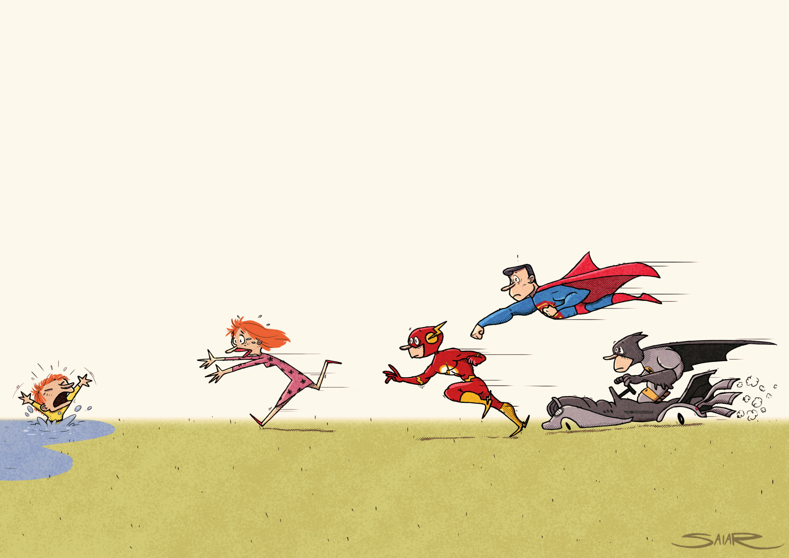 Salar Eshratkhah, do Irã, foi selecionado na categoria cartum