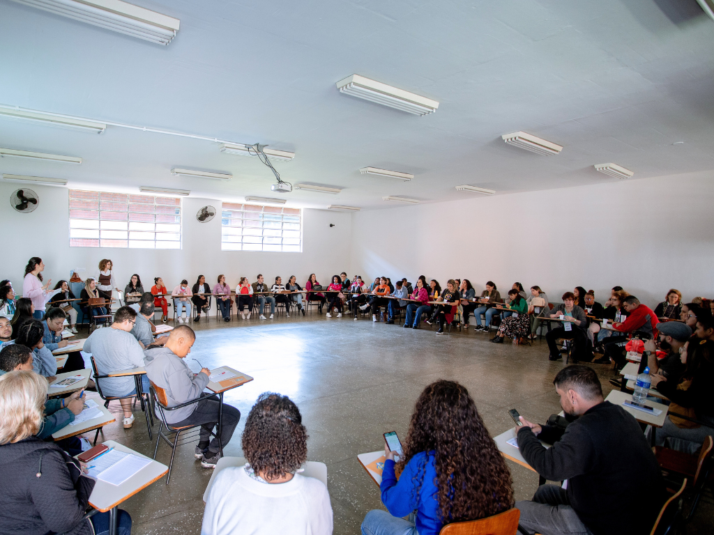 Imagem da rede socioassistencial em evento