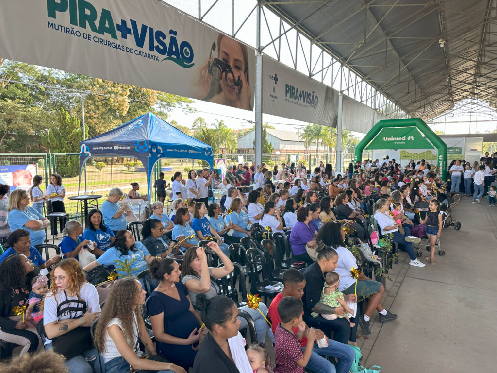 Mães e gestantes atendidas em todas as unidades de saúde de Piracicaba participaram do Mamaço realizado na Estação da Paulista