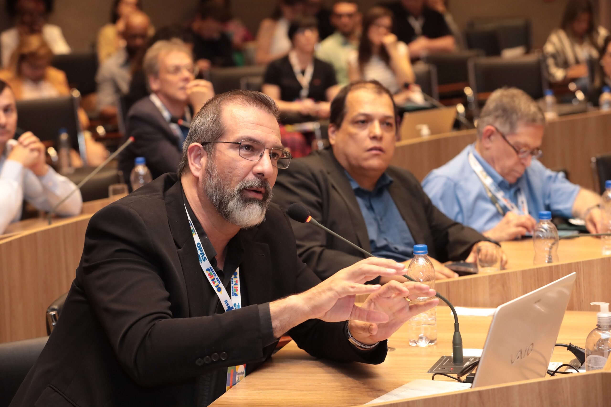 Marcelo Carvalho em Brasília durante capacitação da SIOPS