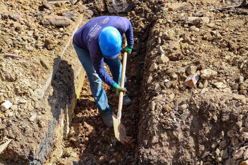 Execução de obras para recapeamento.