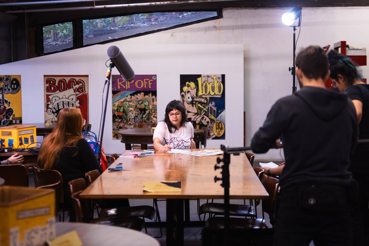 Bastidores do documentário com Carol Itto, jurada de seleção do Salão em 2023