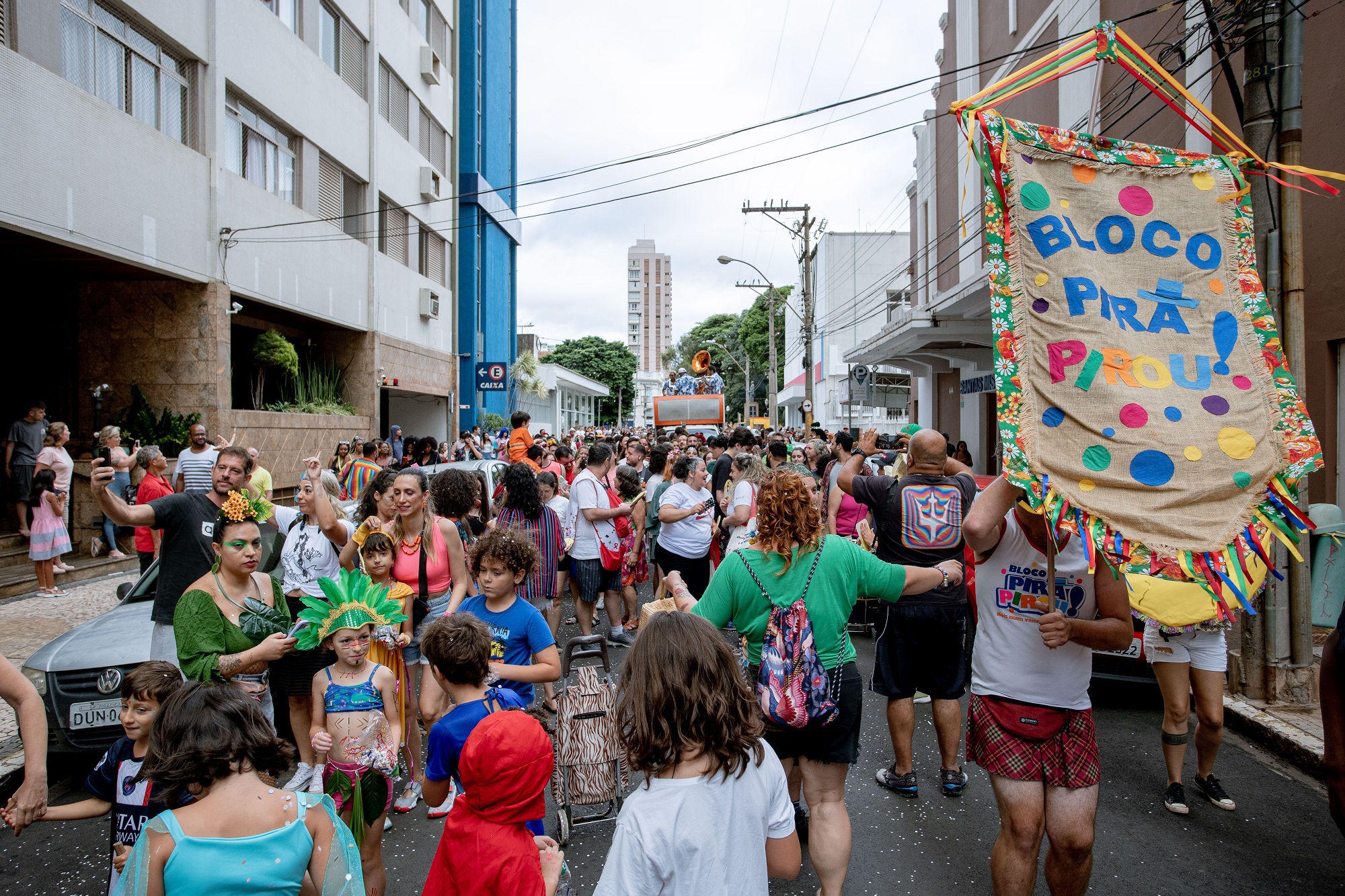 Bloco Pira Pirou participa do evento no Engenho Central