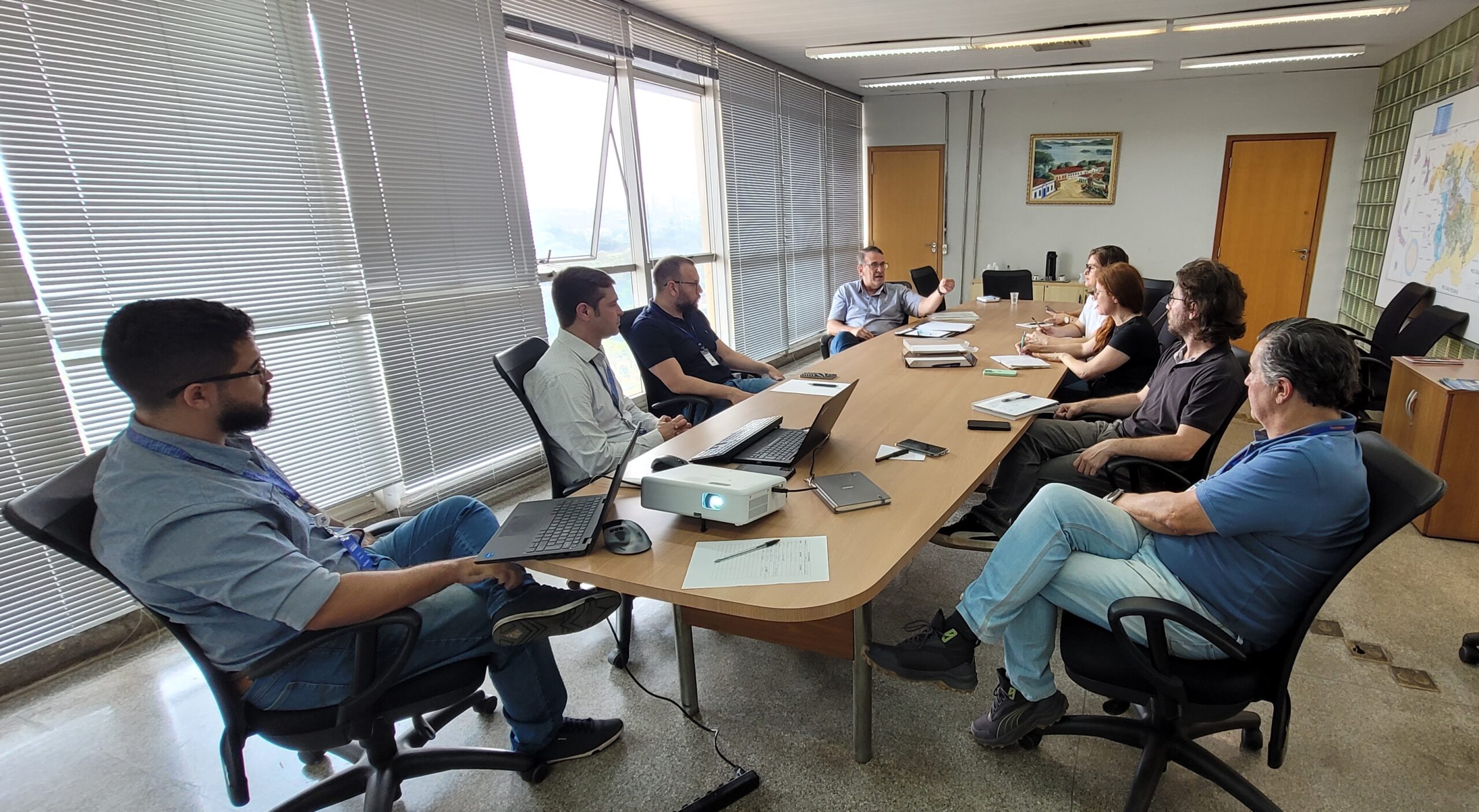 Reunião de definiu novas melhorias aconteceu na manhã de hoje, no gabinete do prefeito Luciano Almeida