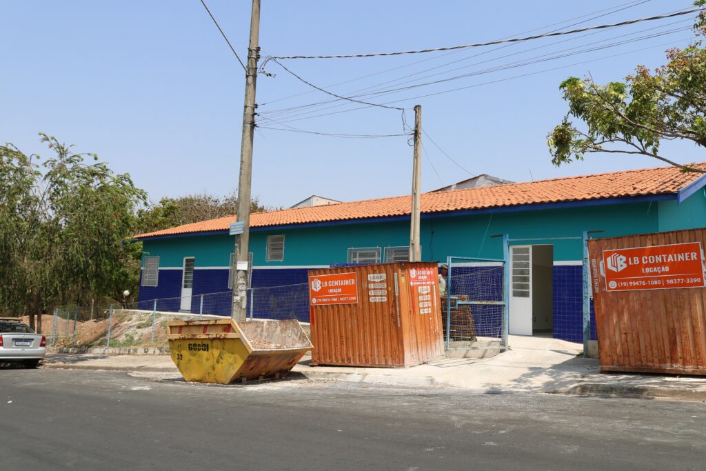 Na USF Santa Fé, as obras estão 80% concluídas