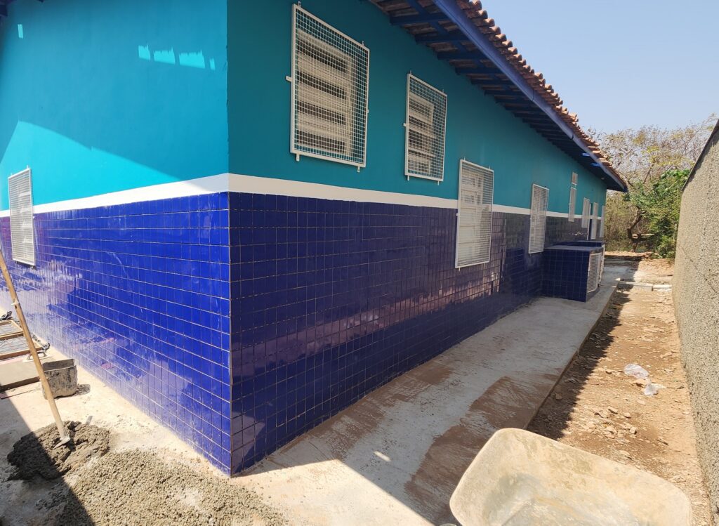 Na USF Santa Fé, as obras estão 80% concluídas