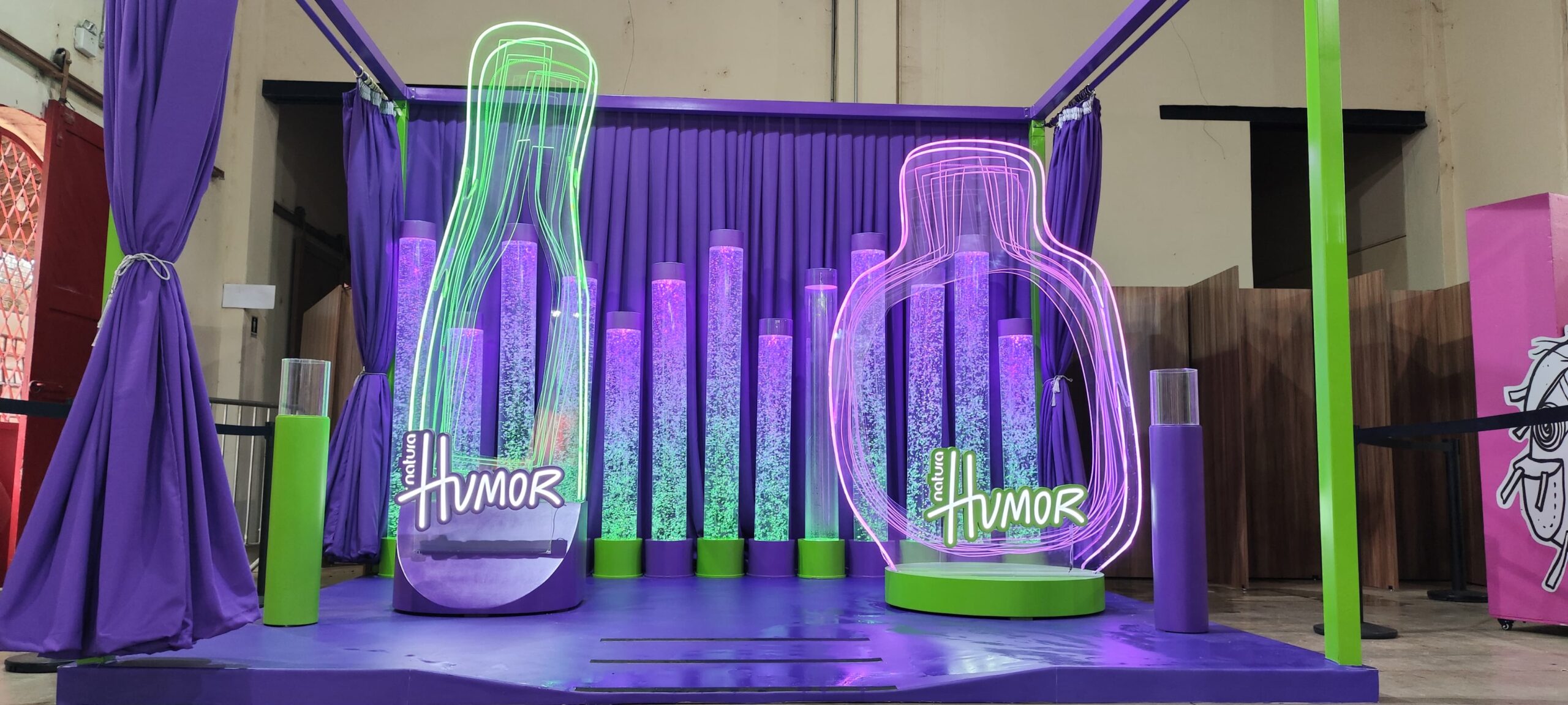 Novo lounge da Natura Humor está instalada no Engenho Central e contará com diversas atividades gratuitas para os visitantes do Salão 2024