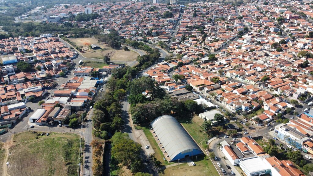 foto aérea da cidade de Piracicaba