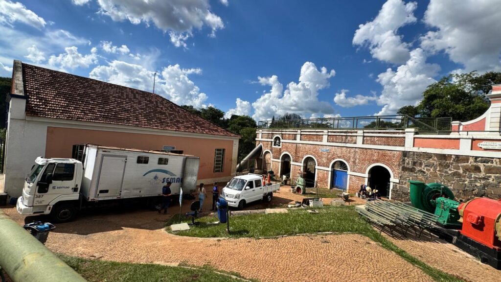 Vista geral do Museu da Água, que será reaberto amanhã