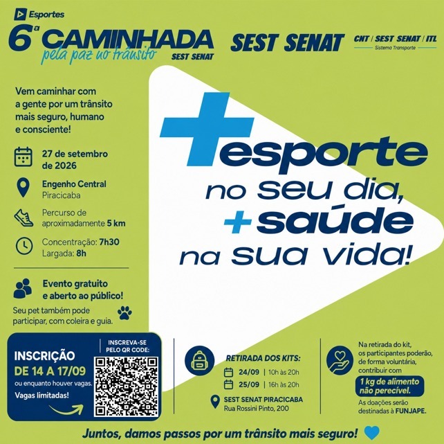 6ª Caminhada pela Paz no Trânsito