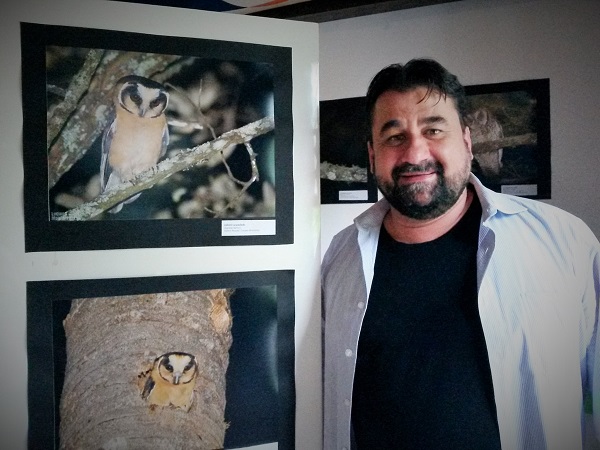 Luciano Monferrari, autor das imagens e organizador da exposição